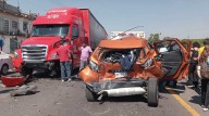 Deja fuerte choque 6 personas heridas en el libramiento oriente
