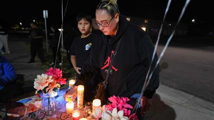 Memorial for Bonita Keeble held near her apartment building