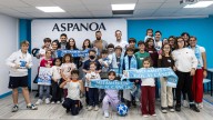 El valor de un gesto: los veteranos del Real Zaragoza regalan ilusión en Aspanoa
