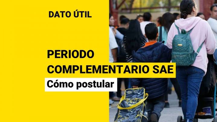 Comienza el Periodo Complementario del SAE 2026: Quiénes deben postular y cómo hacerlo