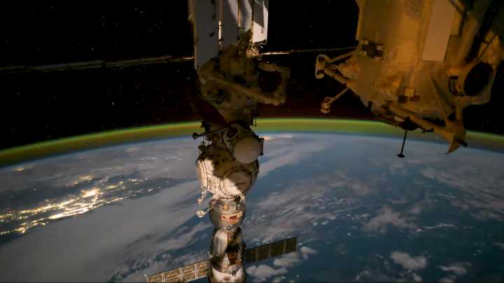 ISS astronauts take cover from radiation as solar storms spark auroras across the planet