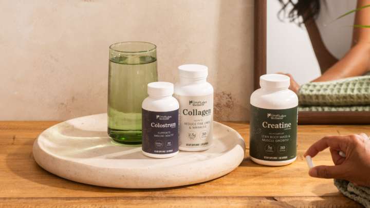 Get collagen, creatine + colostrum capsules at Great Lakes Wellness