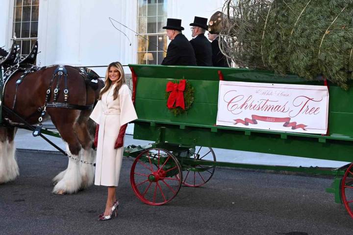 Melania Trump Receives White House Christmas Tree to Start 2025 Holiday Decor
