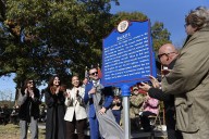 First of 11 markers honoring Arkansas and American history unveiled in Bauxite