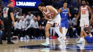 Knicks guard Landry Shamet exits with shoulder injury