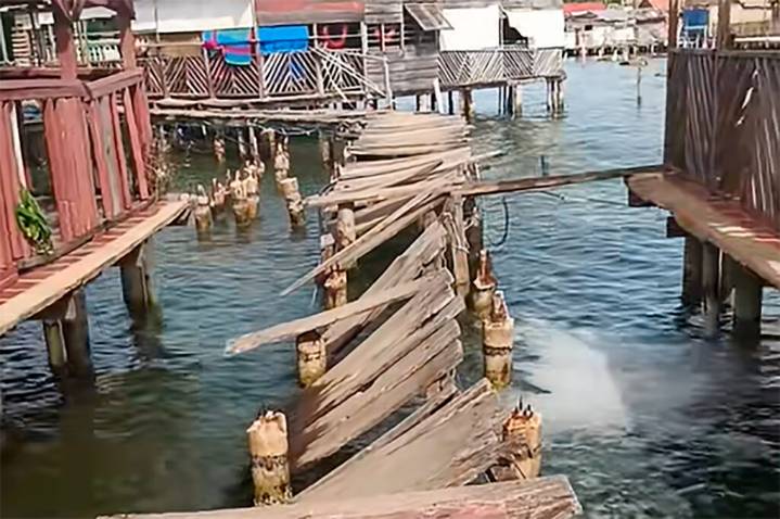 Familias del Zulia incomunicadas por caída de puente