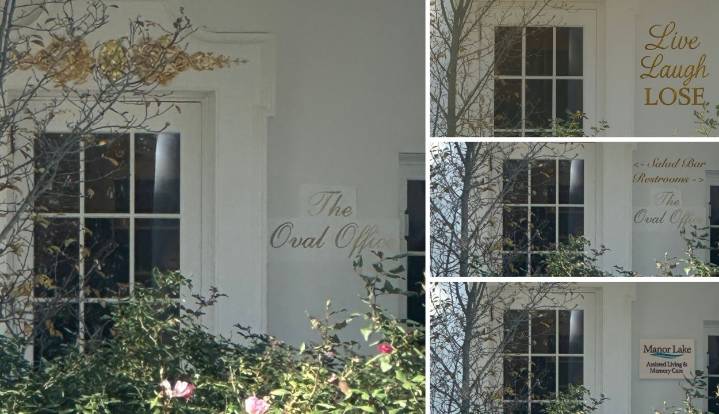The Internet’s Got Jokes After WH Adds Sign to Mark Where the Oval Office Is