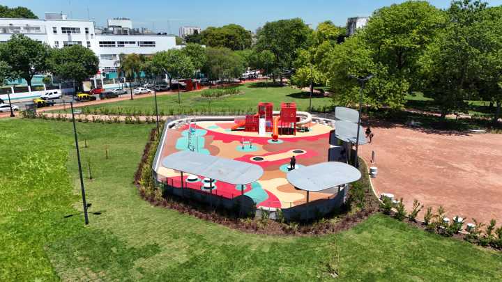 Ya se encuentra inaugurado el patio de juegos del Parque José Evaristo Uriburu