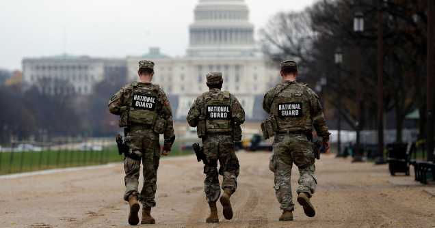 Two National Guard members shot in Washington, D.C., and their condition isn't known, AP sources say