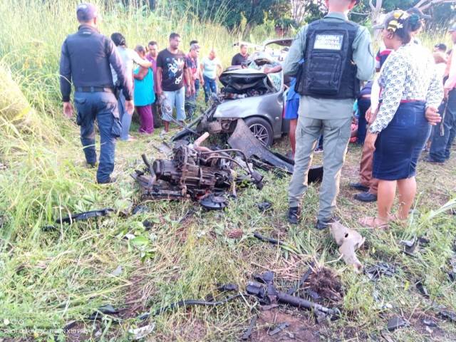 Mueren cinco personas en accidente de tránsito en Casacoima