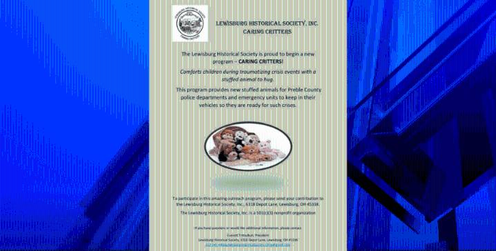 Lewisburg Historical Society launches Caring Critters program