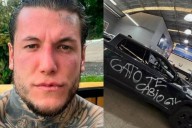 “Gato te cabió, gil”: Alex Caniggia mostró su camioneta totalmente escrachada y apuntó contra las fans de Wanda Nada