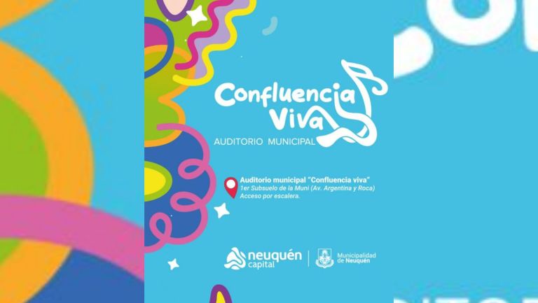 El Auditorio Municipal Confluencia Viva presenta dos nuevas propuestas culturales