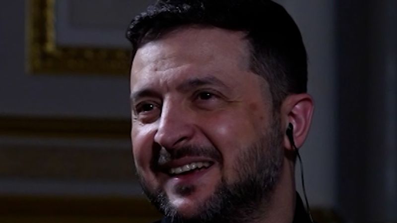 Power cuts out during Zelensky interview