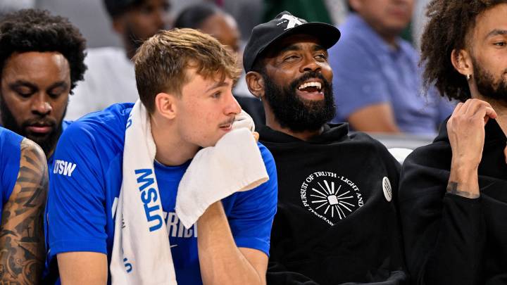 Mavericks’ Cooper Flagg gets 100% real on learning from Kyrie Irving