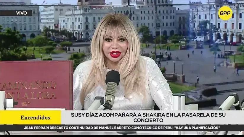 Susy Díaz celebra que Shakira la eligió para su concierto: “Todas sus canciones son éxitos totales”