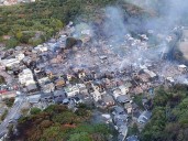 Fire burning in southwestern Japan damages 170 homes
