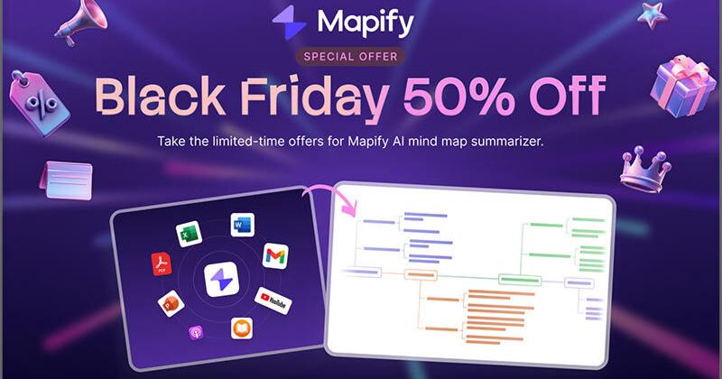 Black Friday 2025 Special Offer: 50% OFF Mapify AI Mind Map Summarizer