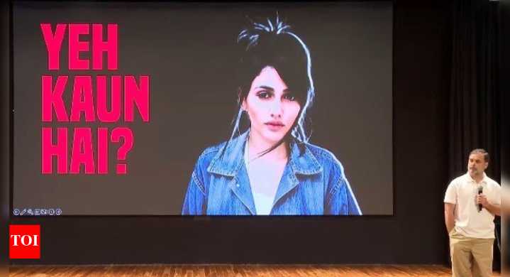 'Who is this woman?' Rahul Gandhi says Brazilian model voted 22 times in Haryana; changed names from Sweety to Saraswathi