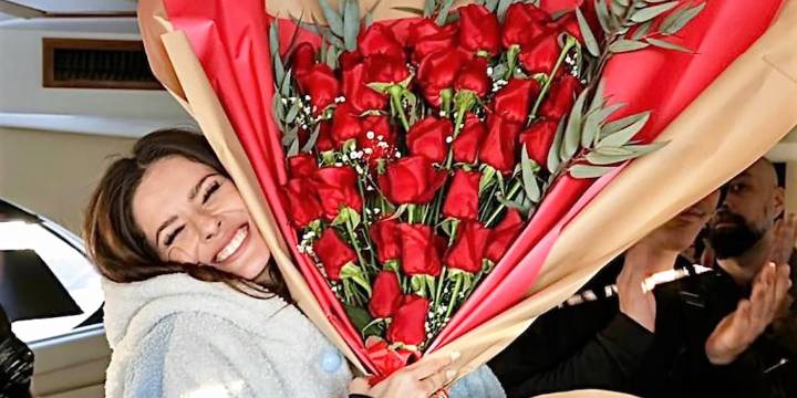 La China Suárez compartió imágenes íntimas e inéditas del rodaje en la Patagonia de la serie “La hija del fuego”