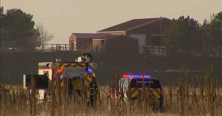 Colorado firefighters say 85 acre grass fire in Arapahoe County started by welding project