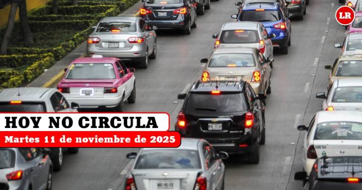 Hoy No Circula martes 11 de noviembre 2025: qué autos y placas descansan en CDMX y Edomex