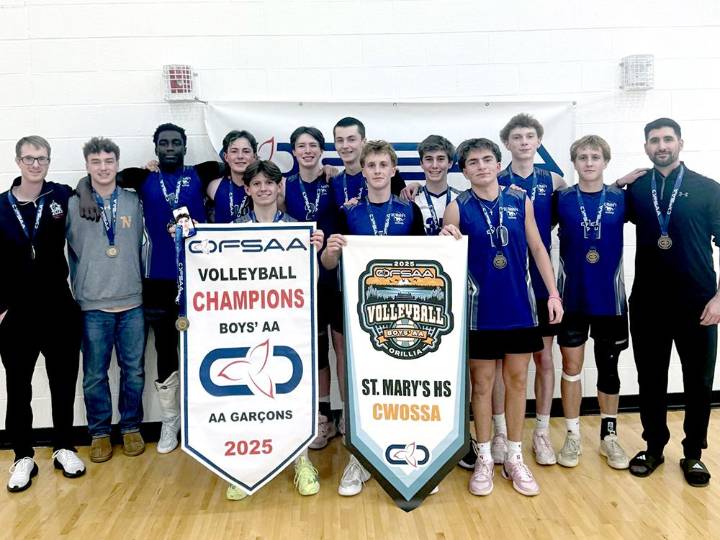 St. Mary's Mustangs dominate at OFSAA volleyball tournament