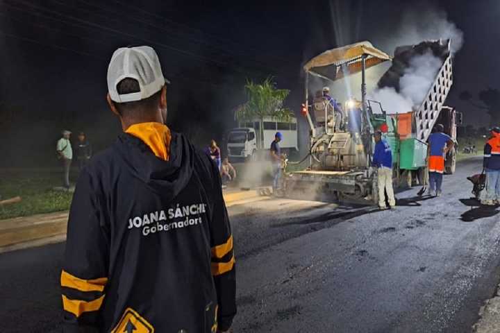 Plan de Asfaltado avanza en Santa Cruz de Aragua