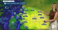 10 degrees above average on Wednesday, before rain and snow on Thursday