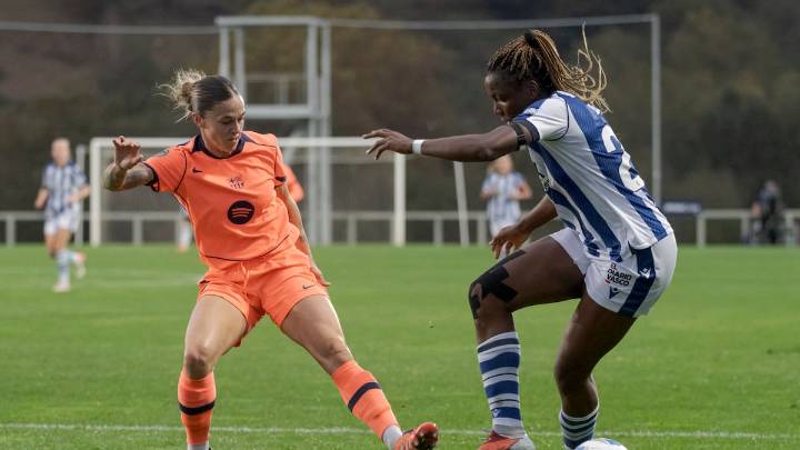 El Barça femenino se topa con la Real Sociedad de Edna Imade y pierde en liga por primera vez en ocho meses
