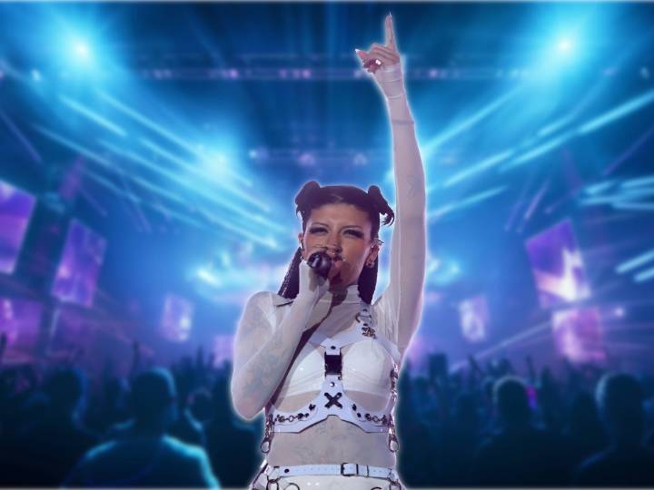 ¡Momentazo! Cazzu regaña a fans chilenos por insultar a Christian Nodal