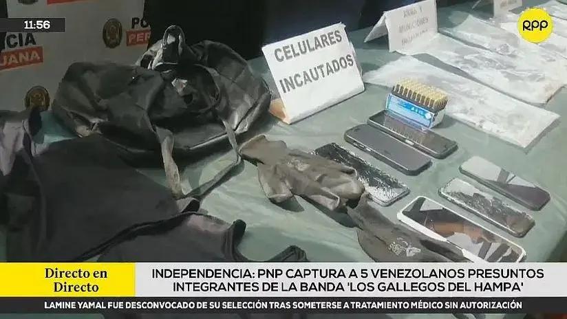Detienen a cinco ciudadanos venezolanos presuntos integrantes de ‘Los Gallegos del Hampa’
