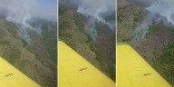 Bomberos luchan nuevamente contra los incendios forestales en Córdoba y rige una alerta máxima