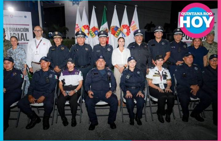 Ana Paty Peralta impulsa la modernización policial en Cancún