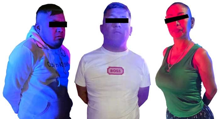 Capturan a tres delincuentes que consumaron un violento asalto en la 45 Sur