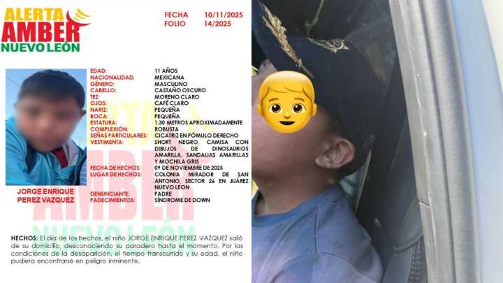 Localizan a Menor con Síndrome de Down Desaparecido en Juárez, Nuevo León