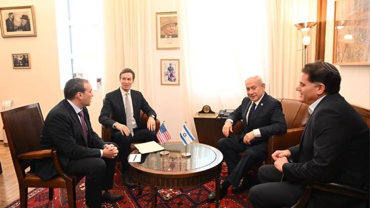 Kushner y Witkoff visitan Israel para impulsar las siguientes fases del alto el fuego en Gaza