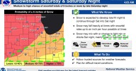 Up to 6 inches of snow or more: NWS warns of significant Saturday snowstorm in northern Illinois