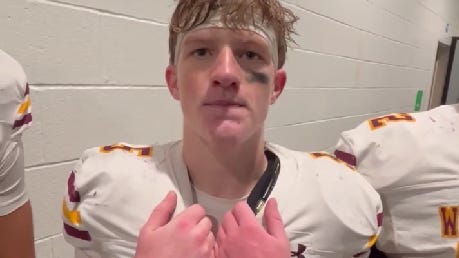 Walsh's Milan Parris, Marty Tobin, Colton Crosley, Carlos Smith