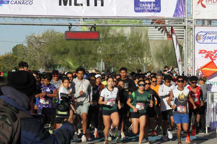 Realizan con éxito la cuarta edición de la Carrera CANACO 2025 en Ciudad Juárez