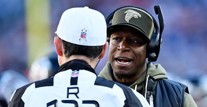 Falcons accuse Patriots of nefarious tactics on key play in Week 9 game