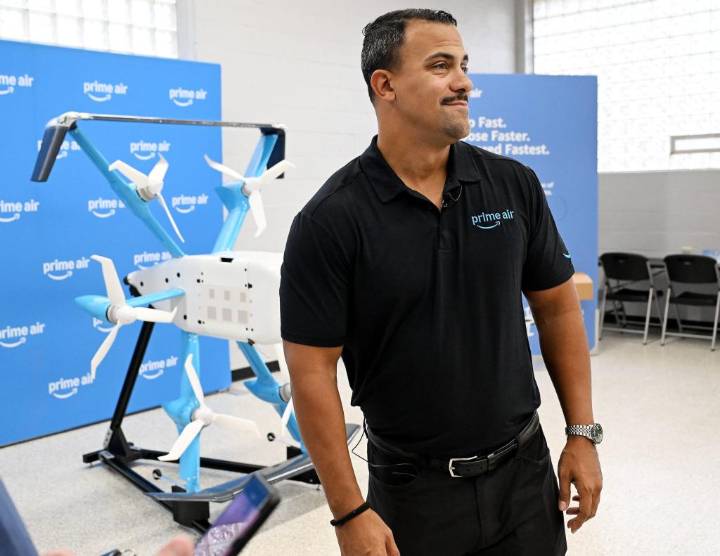 Amazon unveils delivery drone in Hazel Park