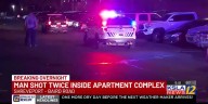 Man shot twice inside apartment on Baird Street