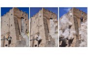 Worker dies after 11 hours trapped within partially collapsed medieval tower in Rome