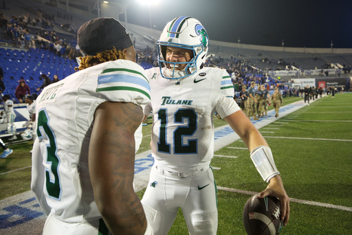 Tulane beats No. 22 Memphis 38-32 to stay in contention for the Group of 5 spot in CFP