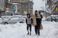 Higher reaches in J-K likely to receive light snow from….