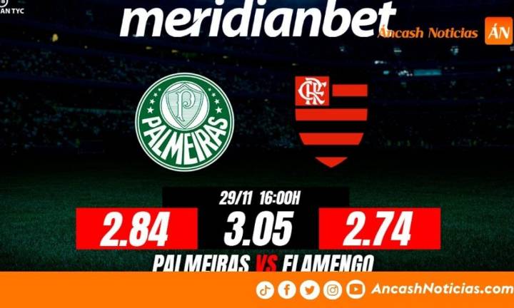 Palmeiras vs Flamengo: ¡Juega en la final de la Copa Libertadores y gana S/. 30,000 en premios con Meridianbet!