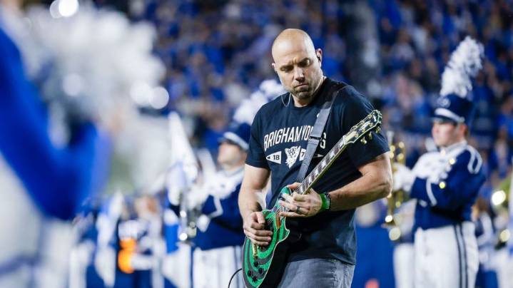 Jonny Harline Thrills BYU Crowd With National Anthem Guitar Solo