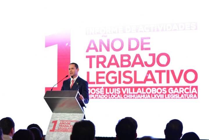 José Luis Villalobos rinde su Primer Informe Legislativo y reafirma su compromiso con Chihuahua