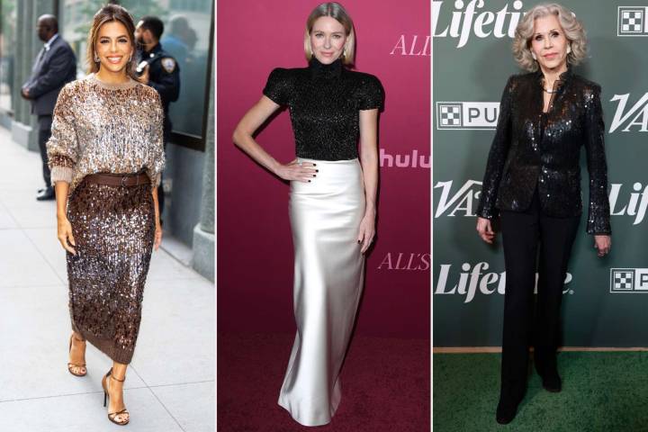 Sparkly Dresses, Tops, and More Inspired by What Celebrities Are Wearing